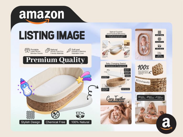 Upwork Protfolio Thumbnail Baby Changing Basket